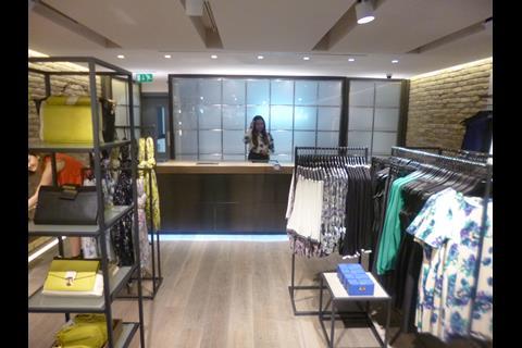 View to the ground floor cash desk in Warehouse Oxford Street